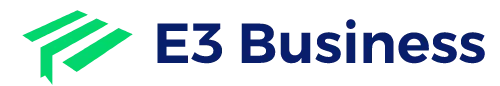 E3 Business Logo